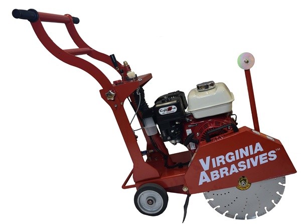 VIDEO: Virginia Abrasives FS14M Compact Walk-behind Saw in Action