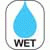 For wet applications