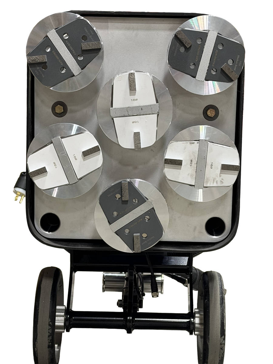 Tooling installed on the bottom of the Kodiak Pro 14